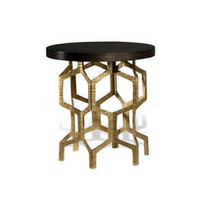 Tables basses et d'appoint de luxe pour la maison et l'hôtel, de qualité supérieure, en métal, avec plateau blanc, finition plaqué or, style royal. - Product Image 4