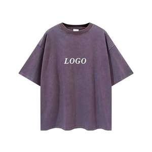 Camiseta de Verano Casual de Hip Hop Personalizada de Primera Calidad, 100% Algodón Peinado, de Alta Calidad, Manga Corta, Estilo Holgado para Hombre - Product Image 3