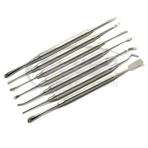 7-Piece Oral ENT Maxillofacial Surgery Dental Instrument Set Reusable Manual Power Source Implant Tools By <b>Blush</b> Surgical - Product Image 4