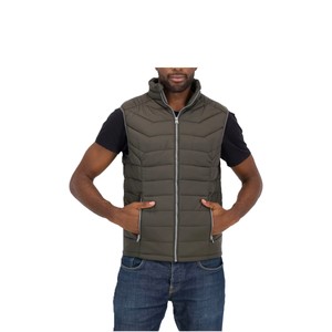 Chaleco Acolchado de Poliéster de Alta Calidad con Cierre Frontal para Hombre, Ropa Exterior Transpirable, Ropa de Invierno Informal para Hombre, Logotipo Personalizado - Product Image 1