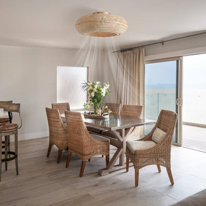 20 \ "Boho Rotin Cage Ventilateur de Plafond avec Lumières pour Meubles de Chambre - Product Image 5