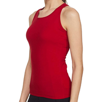 Débardeur court pour femme sur mesure avec logo imprimé sur le devant, 100% coton, écologique, décontracté, respirant - Dernière collection