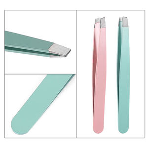 Pinzas Profesionales de Acero Inoxidable Coloridas y Resistentes a la Oxidación, Puntiagudas y Curvadas, Ligeras, para Cejas y Pestañas, Uso Personal y en Salón - Product Image 4