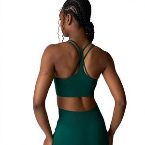 New Women Push up Underwire Sports Bra High Impact Athletic <b>Crop</b> <b>Top</b> Backless <b>Leopard</b> Winter Embroidered Half Cup Quick Dry Gym - Product Image 4