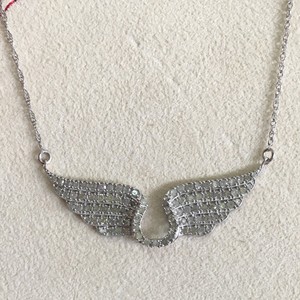 1.26 Cttw White Natural Diamond Pendant Necklace for Women in 925 Sterling Silver, 18 Inch <b>Chain</b>, Round Cut (G-H Color) - Product Image 1