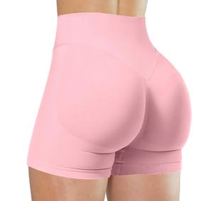 Women's Custom V-<b>Shaped</b> <b>High</b> <b>Waist</b> Sports Yoga Leggings Solid 100% Polyester Tummy Control Seamless Eco-Friendly Quick Dry - Product Image 2