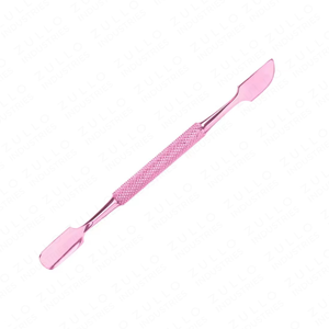 Pousse-cuticules et grattoir de précision en acier inoxydable rose pour manucure et pédicure professionnelles, outil de soin des ongles - Product Image 5