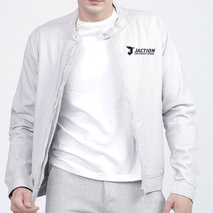 Blouson Bomber 100% Polyester pour Homme 2026 – Style Décontracté et Coupe Oversize – En Vente - Product Image 1