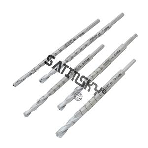 เครื่องคว้านท่อแบบสอด4.5ขนาด Mm4.7มม. 5.5มม. X 200มม. ชุดเครื่องมือปลูกถ่ายออร์โทพีดิกส์สแตนเลส3ชิ้น - Product Image 2