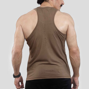 เสื้อกล้ามกีฬาฤดูร้อนสำหรับผู้ชาย - เสื้อผ้าออกกำลังกายลำลอง ระบายอากาศได้ดี ผลิตจากผ้าฝ้าย เสื้อกล้ามฟิตเนส ไซส์ใหญ่ ขายส่ง พร้อมสกรีนโลโก้ - Product Image 6