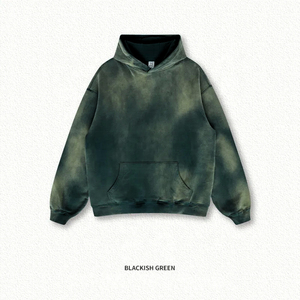 Sudadera con Capucha y Sudadera de Alta Calidad con Logotipo Personalizado para Hombre, Estilo Lavado Ácido, para Parejas, Marca de Moda, Corte Holgado, Hombros Caídos - Product Image 5