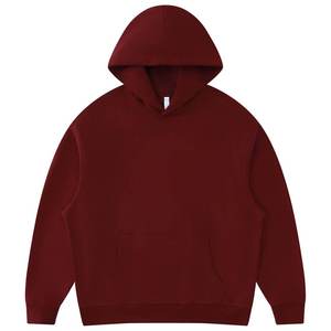 เสื้อฮู้ดผู้ชาย สีพื้น ผ้าฝ้ายฟลีซ สวมใส่สบายๆ สำหรับฤดูใบไม้ร่วง มีกระเป๋า ดีไซน์เรียบง่าย ทรงปกติ แบบถัก - Product Image 1