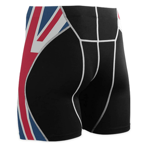 Men's Fitted <b>Three</b> <b>Quarter</b> <b>Length</b> Cycling <b>Shorts</b> Spandex Nylon Moisture Wicking Sport <b>Shorts</b> - Product Image 5