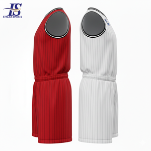 Maillot de basketball personnalisé à transfert thermique – Créez votre propre uniforme d'équipe – Maille respirante à séchage rapide – Col en V profond – Haute qualité – Homme - Product Image 3