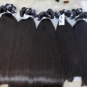 Raw Super doble dibujado cabello humano virgen vietnamita, 12A grado Natural recto Paquete de cabello humano de Vietnam cabello crudo vietnamita - Product Image 6