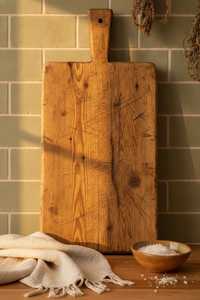 Planche à découper écologique, sans danger pour les aliments, faite à la main, grande taille sur mesure, pour la cuisine et le comptoir. - Product Image 6