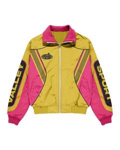Conjunto de Dos Piezas Unisex de Talla Grande, Chaqueta Cortavientos de Punto para Primavera, 100% Poliéster de Secado Rápido, Chaqueta Estilo Urbano con Estampado de Goma en Relieve - Product Image 3