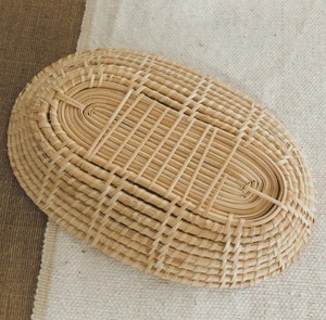 Bandeja de Servir de Ratán Tejida a Mano, Natural, Elegante, de la Mejor Calidad, para Organización y Almacenamiento en el Hogar y la Cocina - Product Image 5