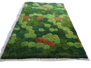Moderno hecho a mano-Tufted abstracto alto bajo Onda Verde lana naturaleza alfombra azul área alfombra sala de estar dormitorio mínimo 1 pieza - Product Image 2