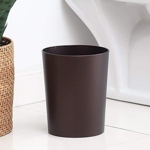 Poubelle en métal moderne, poubelle ronde minimaliste pour salle de bain, chambre à coucher, bureau, usage domestique - Product Image 5