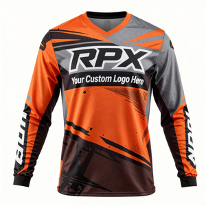 Jersey de Motocross con Logotipo Personalizado, Nuevo Diseño, Mejor Servicio, Alto Rendimiento, Camisetas Mx para Motocross y Dirt Bike - Product Image 2