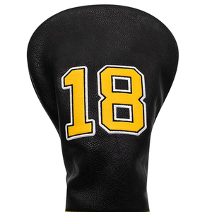 Housse de tête de club de golf personnalisée en gros avec logo, en cuir PU imperméable, pour driver, fairway wood et hybride, en vente en ligne - Product Image 4