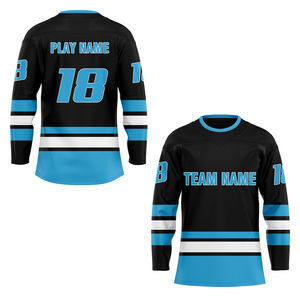Maillot de hockey sur glace personnalisé OEM, sublimé ou brodé, uniforme d'équipe unisexe, fournisseur en gros - Product Image 1