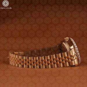 Montre de luxe pour homme Charm, boîtier en acier inoxydable 40 mm, mouvement mécanique analogique, cadran en cristal saphir, date automatique, fonction push - Product Image 3