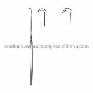 Crochet de trachéotomie réutilisable en acier inoxydable 15 cm à pointe acérée, instruments chirurgicaux ORL certifiés CE par Med Innovations - Product Image 4