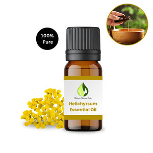 Aceites Naturales de la India, Aceite Esencial de Helichrysum 100% Puro, Destilado al Vapor, Certificado GMP, Aromaterapia, Revitalización de la Piel - Product Image 1