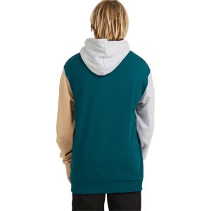 เสื้อฮู้ดสำหรับผู้ชายผ้าคอตตอน100% ชุดสตรีทแวร์ผ้าคอตตอนสีตัดกันพิมพ์ลายหน้าจอแบบปัก - Product Image 2