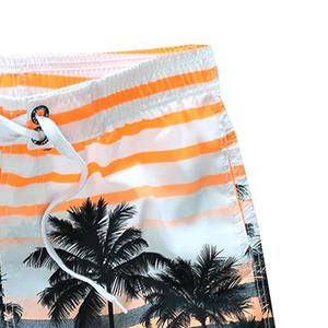 Pantalones Cortos de Playa Casuales con Estampado Digital, Elásticos, Sólidos, con Logotipo Personalizado, MOQ Bajo, Antibacterianos, Transpirables, 100% Lona, Último Modelo - Product Image 5