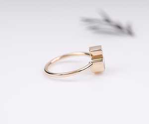 Diamante Rosa de Laboratorio de Alta Calidad con Certificación IGI, Oro de 10K, Engaste de Bisel, Regalo de Cumpleaños, Boda, Compromiso para Ella - Product Image 3