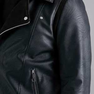 Chaqueta de Cuero de Oveja Avirex para Hombre, de Alta Calidad, con Cierre Completo y Técnicas de Bordado, Venta al Por Mayor - Product Image 6