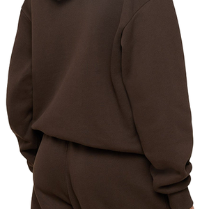 ชุดวอร์มลำลองสีพื้นสำหรับทุกเพศ ผ้าฝ้าย 100% ระบายอากาศได้ดี สไตล์สตรีทแวร์ รุ่นใหม่ปี 2026 เสื้อฮู้ดดี้และกางเกงจ็อกเกอร์สุดเท่ ใส่ได้ทุกวัน - Product Image 5