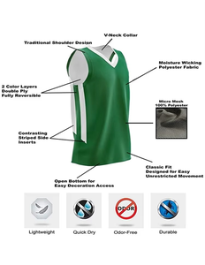 Nueva Camiseta de Baloncesto Unisex Personalizada, Antibacteriana, Transpirable, con Estampado Sublimado, Nombre y Logotipo del Equipo Personalizables - Product Image 3