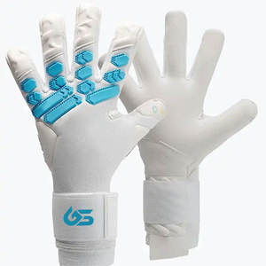 Breathable Waterproof PVC Hybrid Football Goalkeeper Gloves Full <b>Finger</b> Adjustable Hook and Loop Wrist <b>Strap</b> Outdoor Training - Product Image 6