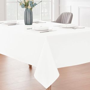 Tovaglia Rettangolare 10 Piedi Effetto Lino 60x144 Pollici in Poliestere Decorativa Antimacchia Antirughe Lavabile - Product Image 2