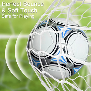 Ballon de football en PU laminé taille 5 avec broderie, logo personnalisé, entraînement, match, OEM, vente en gros, fabricant BLACK RACING GEAR - Product Image 4