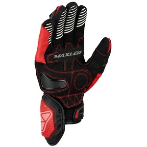 Customizable Short Cuff Full Finger Racing <b>Gloves</b> Unisex Leather Motorcycle <b>Gloves</b> Sports Cycling Use Non-Slip Grip - Product Image 3