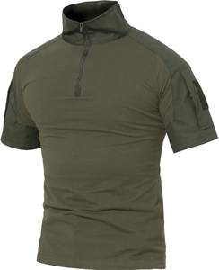 Chemise d'été décontractée personnalisée pour homme, anti-plis, imprimée numériquement, en tricot 100 % coton, à col boutonné, manches courtes, unie, 200g - Product Image 1