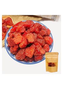 Cubes de fraises séchées naturelles et moelleuses pour ingrédient de dessert, garniture de yaourt et fabrication alimentaire – Vente en gros - Product Image 5