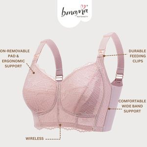 Sujetador con aros de copa completa para mujer, talla grande, con encaje, copa fina, push-up, copas D E F, soporte cómodo - Product Image 4