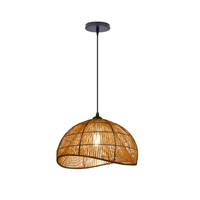 Lampes suspendues bohèmes faites à la main en corde, abat-jour en jute tissé à la main pour salon
