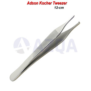 Pinzas Quirúrgicas Adson Kocher de Acero Inoxidable de 12 cm con Dientes para Uso Médico y Dental - Product Image 5