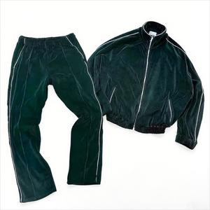 Unisex Black <b>Velvet</b> Hooded Tracksuit Set Full Zip <b>Jacket</b> Jogger Pants Quick Dry Solid Color Casual Wear with Side Pockets Autumn - Product Image 2