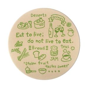 Kyushu Paper Co. Ltd 1,000ชิ้นใหญ่แบบใช้แล้วทิ้งรถไฟเหาะคราฟท์90มม. สไตล์ 'คาเฟ่' ดีไซน์สีเขียวสำหรับร้านอาหาร - Product Image 3