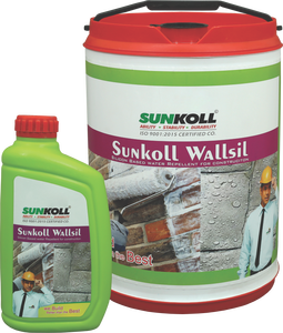 Enduit mural imperméable et apprêt acrylique modifié au silicone pour la protection des enduits de ciment extérieurs Poids net 20 kg - Product Image 1