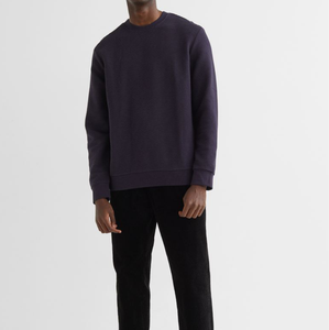 เสื้อสเวตเชิ้ตคอกลม OEM แบบยูนิเซ็กซ์ เสื้อฮู้ดดี้และเสื้อสเวตเชิ้ตผู้ชาย ผ้าฟลีซสำหรับฤดูหนาว ปักโลโก้ได้ตามต้องการ สีพื้น ย้อมสี ผ้าฝ้าย 100% ไซส์ 6XL - Product Image 6