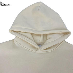Sweat à capuche personnalisé pour homme à épaules tombantes – Vente en gros – Molleton de coton, sans cordon, MOQ 2 pièces, tissu polaire - Product Image 2